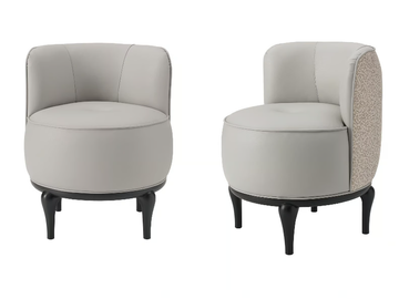 DILAN - Leather easy chair by A.R. Arredamenti - view 2